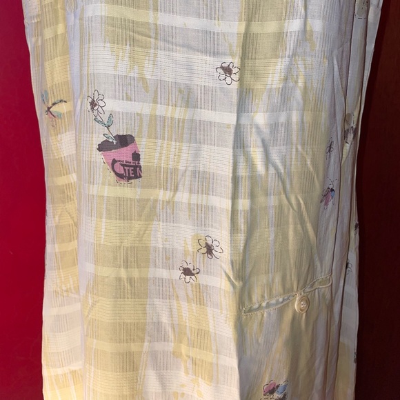 Yellow Cottagecore Printed Maxi Dress - Picture 6 of 10